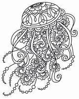 Jellyfish Urbanthreads sketch template
