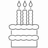 Three Pasteles Tartas Candle sketch template