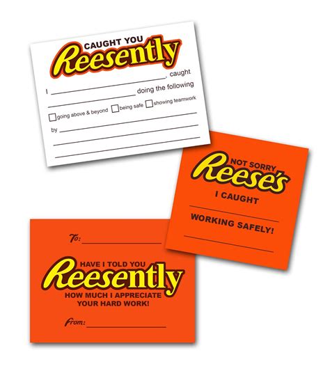 paper perfection reeses employee appreciation cards