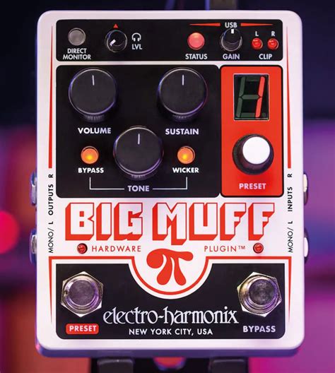 美しい big muff a pi hardware muff with plugin guitar a pedal エレハモ which