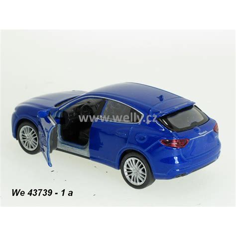 Welly 1 34 39 Maserati Levante Blue Code Welly 43739 Modely Aut