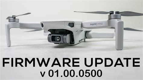 dji mavic mini neues firmware update  youtube