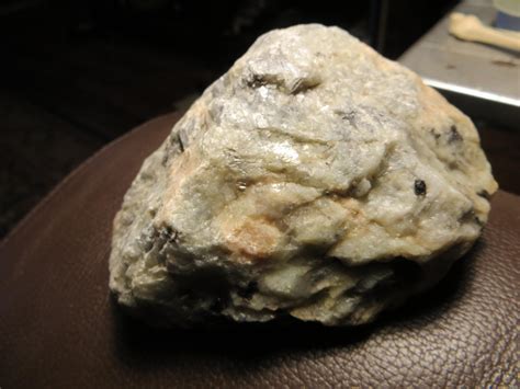 pale green rockcrystal  black mica  mineral