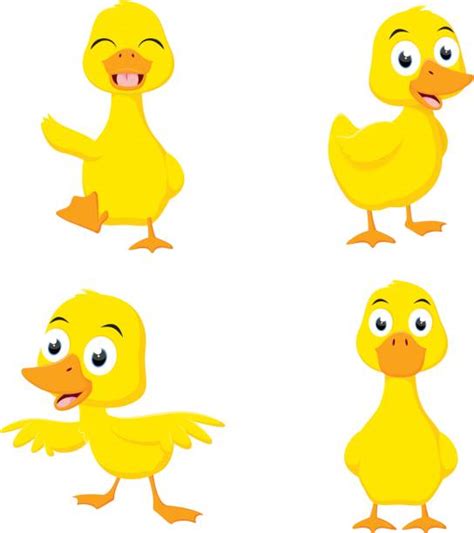 Yellow Duck Illustrations Royalty Free Vector Graphics