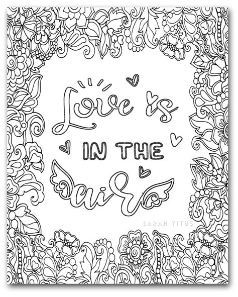 printable love  coloring page  love  coloring pages