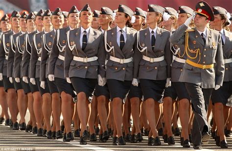 Russia Victory Day Female Police Cadets Among 20 000 On Parade Daily