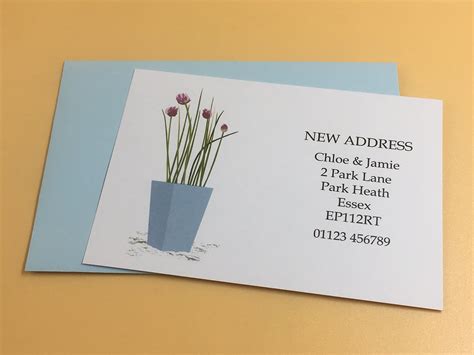 address change  address cards printed  address etsy