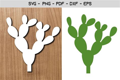 cactus paper template design