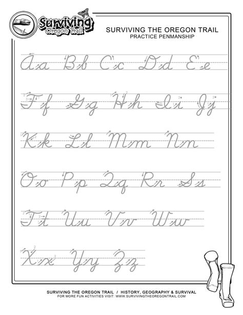 cursive alphabet practice printable cursive writing worksheets