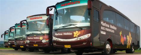 bus pariwisata po marissa holiday info transportasi