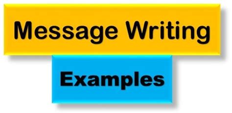 message writing  class  format examples topics cbse