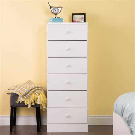 prepac astrid  drawer white chest wdbh    home depot