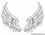 Wings Angel Carving Freestencilgallery Peterainsworth sketch template
