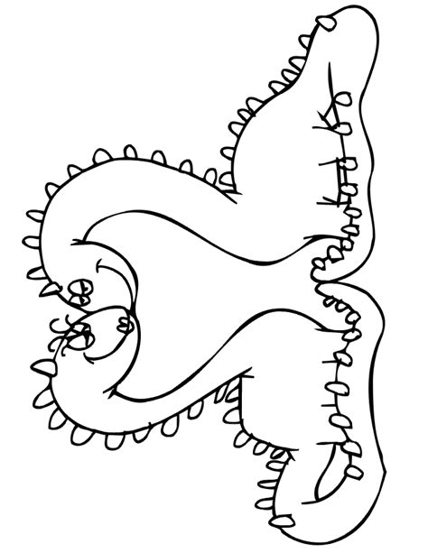 cartoon dinosaur coloring pages coloring home
