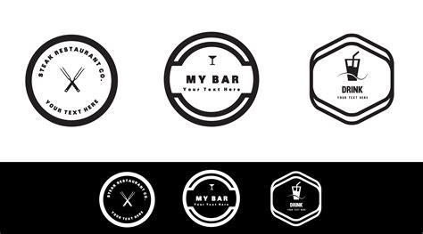 food  beverage logo concept modern badge
