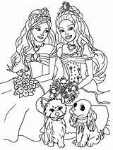 Barbie Coloring Pages Kids Printable Girls Sheets Castle Diamond Titan Posted Print sketch template