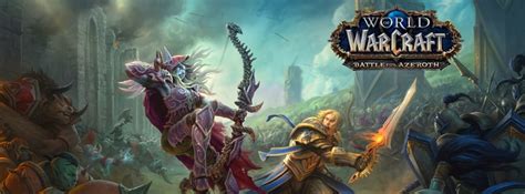 Video Game World Of Warcraft Battle For Azeroth Facebook Cover