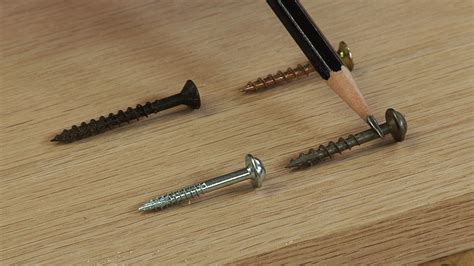 choosing  correct screw pocket screw