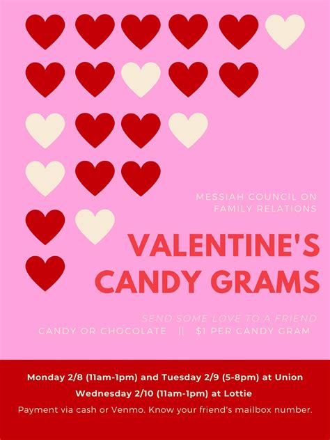 Valentine S Day Candy Gram Messiah University