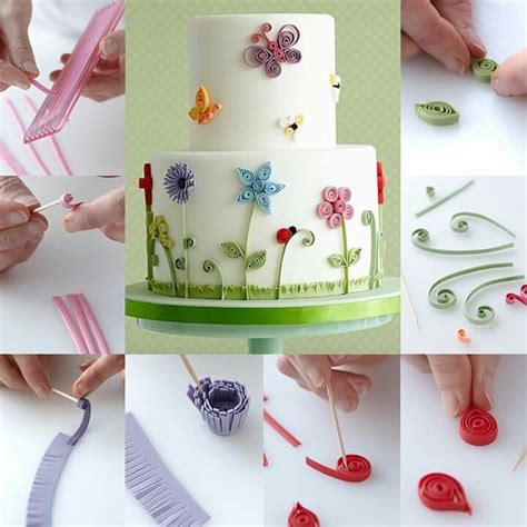 quilling by zoe clark cakes quilling cake birthday