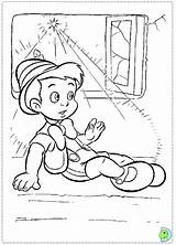 Dinokids Pinocchio Close Coloringdisney sketch template