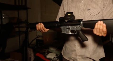 making  homemade metal semi automatic rifle   crazy easy ars technica