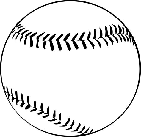 baseball clipart black  white  baseball png image