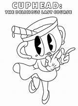 Chalice Cuphead sketch template