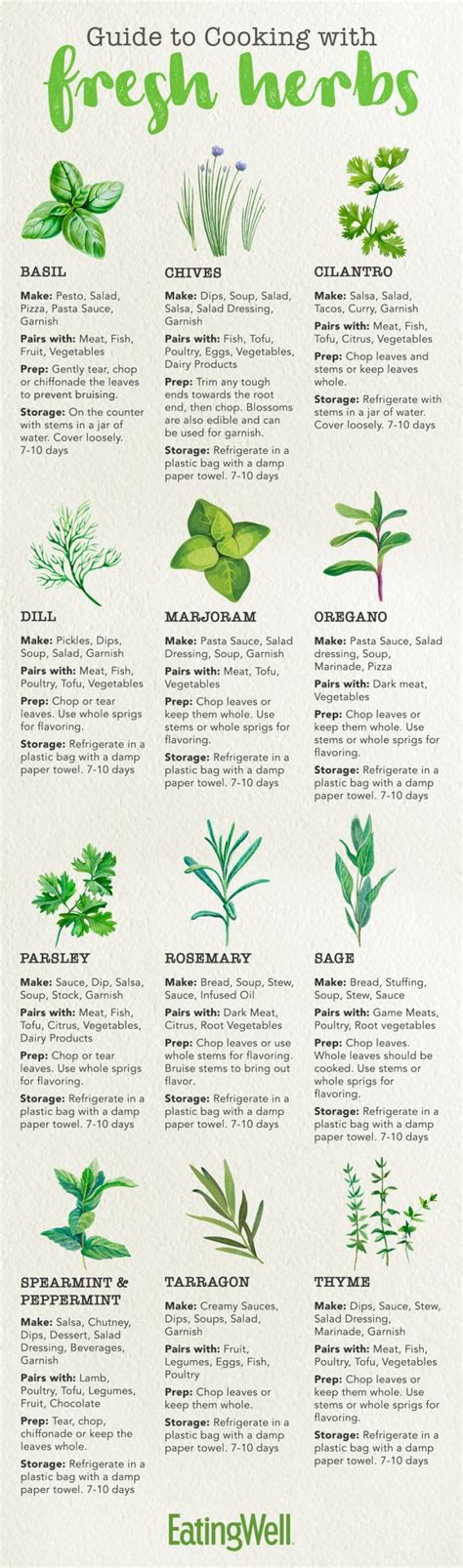 guide  cooking  fresh herbs eatingwell