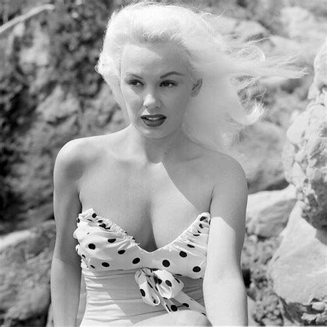 stunning pics of mamie van doren in polka dot outfits in the 1950s