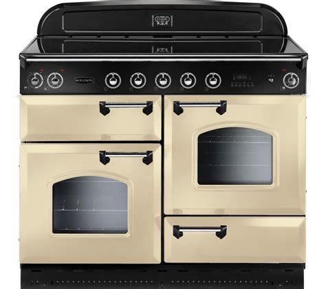 buy rangemaster classic  electric induction range cooker cream chrome  delivery