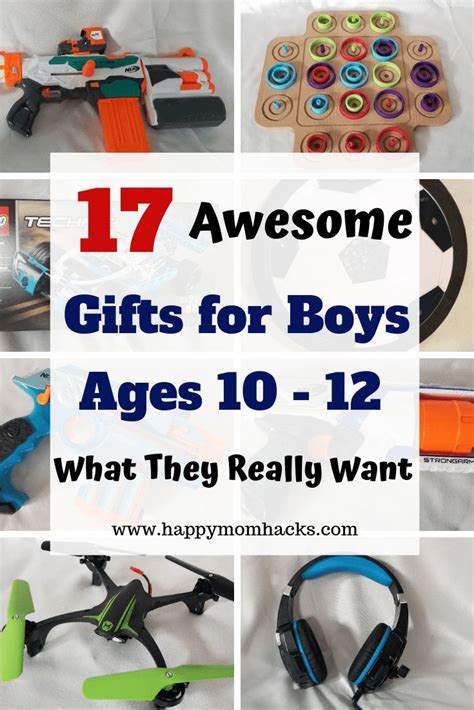 gift ideas  boys age     happy mom hacks diy