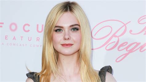 elle fanning on that fake sexy calendar shoot with colin farrell