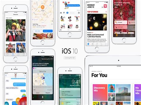 6 Ios 10 Updates To Revitalize Your Iphone Electronic Products
