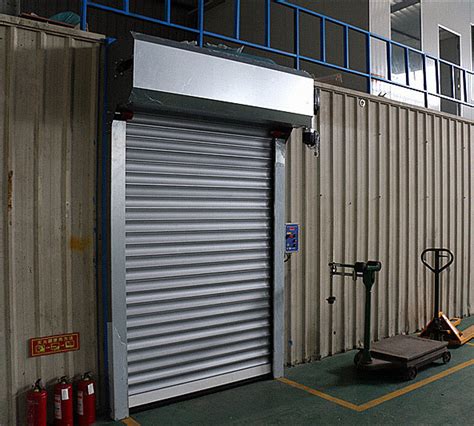Durable Curtain Automatic Roller Door Roll Up Garage Door With Ce