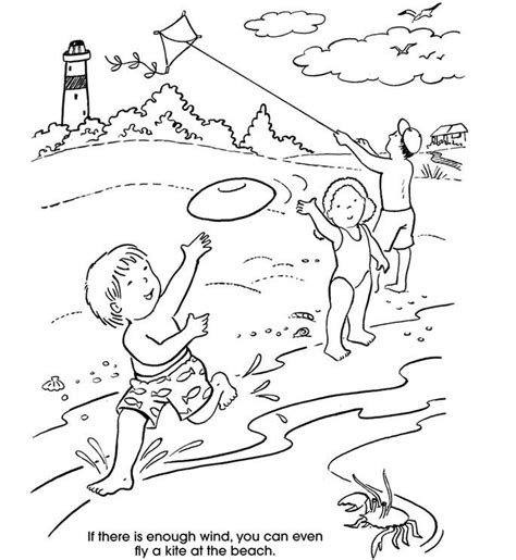 summer beach coloring pages beach coloring pages coloring pages