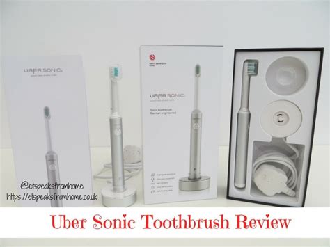 uber sonic toothbrush review  speaks  home