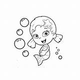 Nick Jr Coloring Bubble Guppies Pages Drawing Oona Getdrawings sketch template
