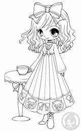 Yampuff Coloriage Annabelle Dessin Imprimer Chibis Lineart Visitor Princesse Digi Personnage Artherapie Stamps Gabbys  101coloring Jadedragonne sketch template