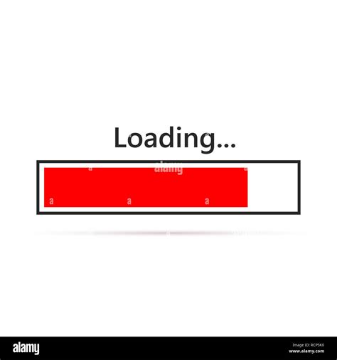loading progress bar design vector  res stock photography  images alamy