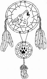 Dream Coloring Pages Catchers Catcher Dreamcatcher Getdrawings sketch template