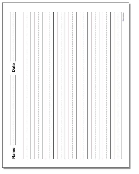 printable lined paper  lined paper     page
