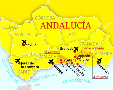 andalucia natural  catering holiday homes  andalucia
