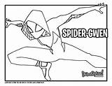 Gwen Spiderman Morales sketch template