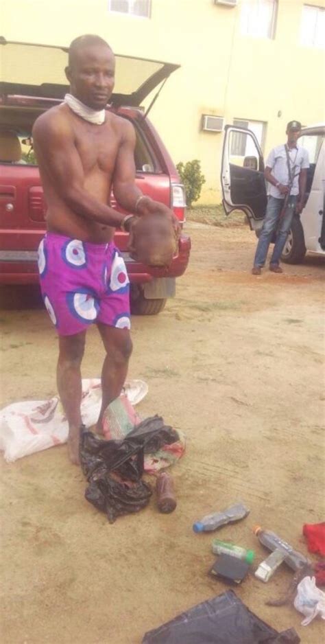 end time 38 year old man caught with fresh human head