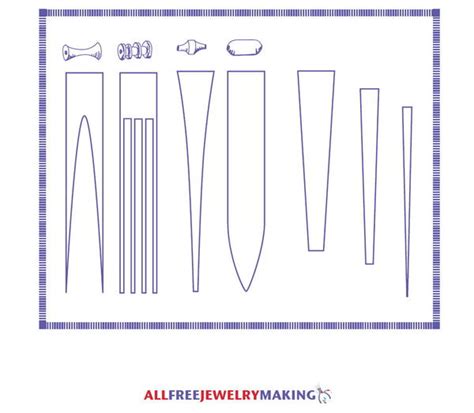 paper bead pattern printable allfreejewelrymakingcom