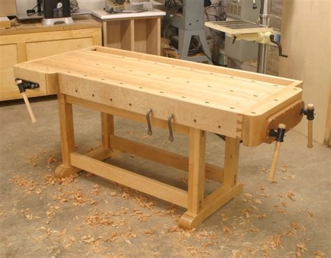 wood workbench spotlats