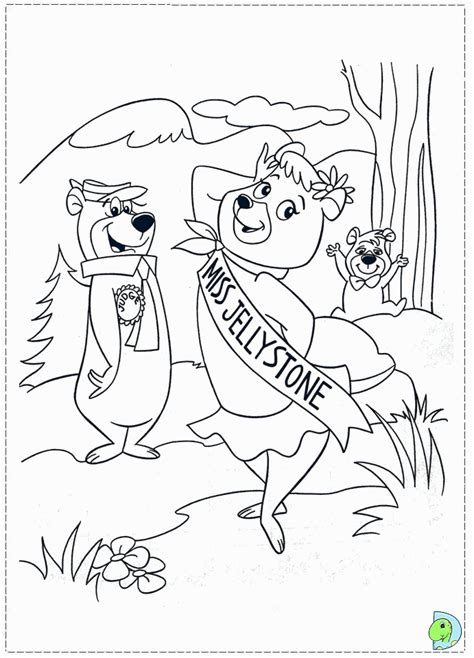 yogi bear coloring pages coloring home
