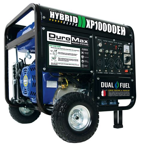 duromax  watt hybrid dual fuel portable gas propane generator rv standby ebay