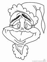Grinch Coloring Pages Face Activity Printable Print Cartoon Color Getcolorings Getdrawings sketch template